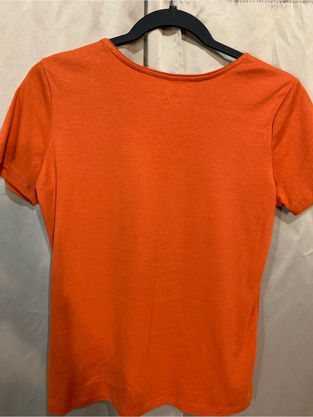 croft & barrow Girls' Hot Pink Short Sleeve Tee with Orange Layer #64/2 - Picture 7 of 7